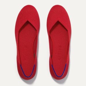 Rothy’s The Flat Bright Red Size 9